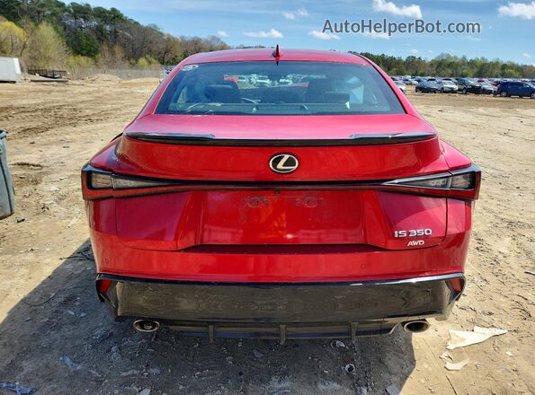 JTHGZ1E29N5026867 2022 LEXUS IS Red Vista trasera