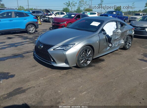 JTHGZ5BC2N5026486 2022 LEXUS RC 350 Gray Front left