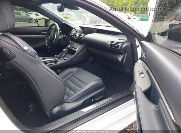 JTHGZ5BCXM5023253 2021 LEXUS RC 350 Белый Вид салона спереди