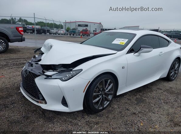 JTHGZ5BCXM5023253 2021 LEXUS RC 350 Белый Передняя левая четверть
