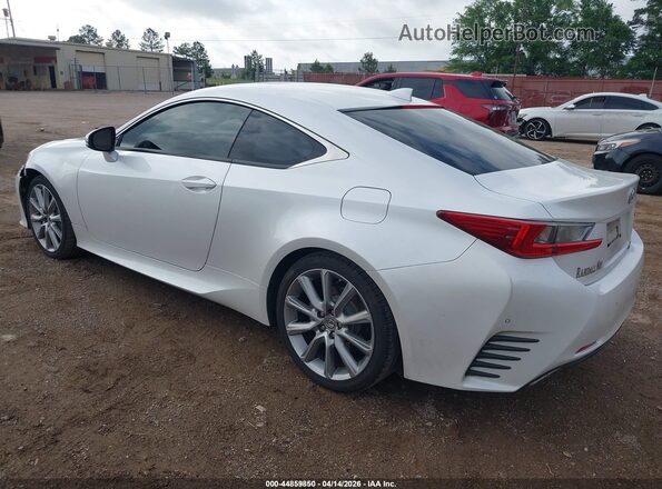 JTHHA5BC0G5000466 2016 LEXUS RC 200T White უკანა მარცხენა