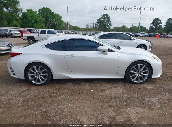 JTHHA5BC0G5000466 2016 LEXUS RC 200T White უკანა სალონის ხედი