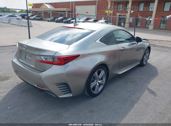 JTHHA5BC1G5003053 2016 LEXUS RC 200T Silver Trasero derecho