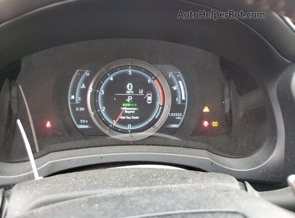 JTHHA5BC2K5009968 2019 LEXUS RC Red ხელსაწყოთა პანელის ხედი