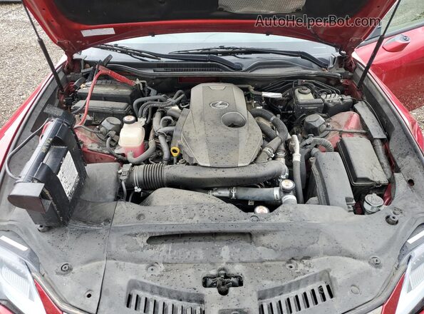 JTHHA5BC2K5009968 2019 LEXUS RC Red უკანა სალონის ხედი