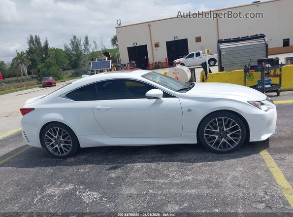 JTHHA5BC3G5004382 2016 LEXUS RC 200T White Vista interior trasera