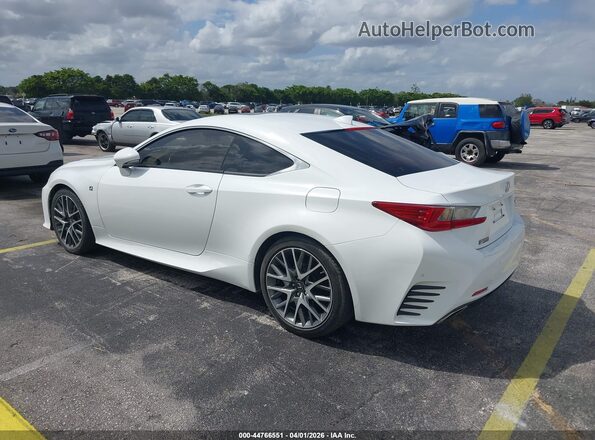 JTHHA5BC3G5004382 2016 LEXUS RC 200T White Trasero izquierdo
