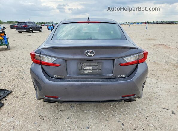 JTHHA5BC5G5003346 2016 LEXUS RC Gray Widok z tyłu