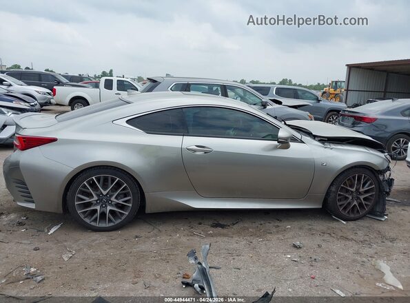 JTHHA5BC6G5000780 2016 LEXUS RC 200T Gray უკანა სალონის ხედი