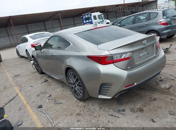 JTHHA5BC6G5000780 2016 LEXUS RC 200T Gray უკანა მარცხენა