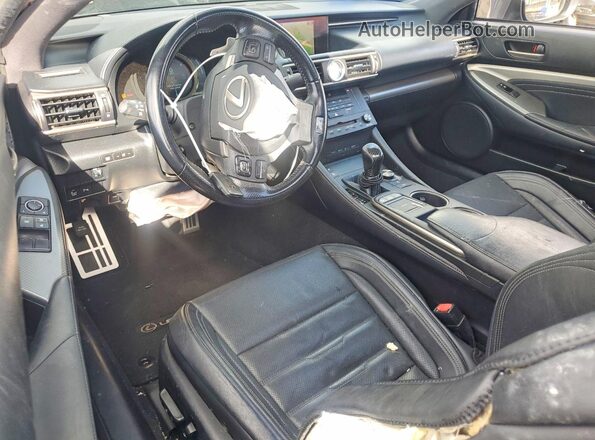 JTHHA5BC7H5007643 2017 LEXUS RC Gray Вид панелі приладів
