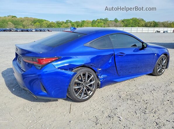 JTHHA5BC7K5010033 2019 LEXUS RC Blue Задня права чверть