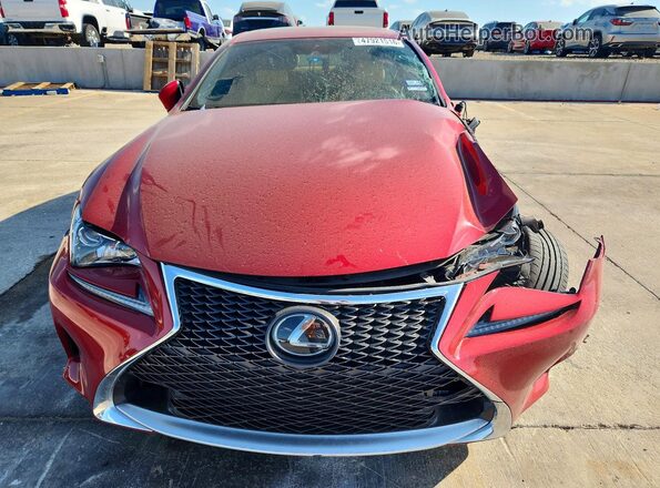 JTHHA5BC8J5008564 2018 LEXUS RC Красный Вид спереди