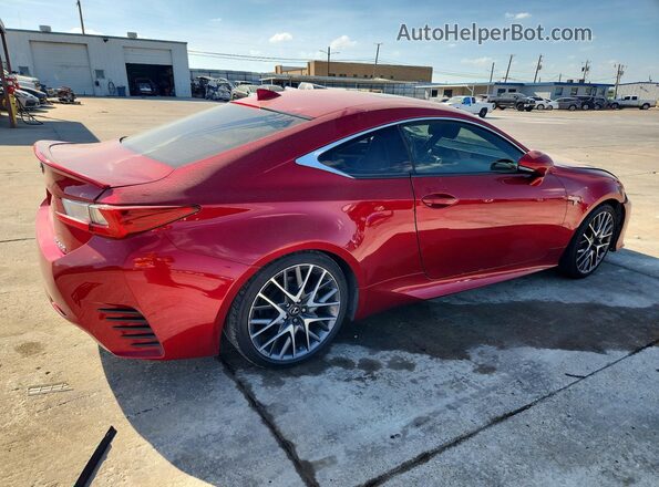 JTHHA5BC8J5008564 2018 LEXUS RC Красный Задняя правая четверть