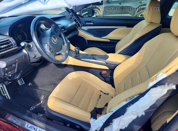 JTHHA5BC8J5008564 2018 LEXUS RC Красный Вид салона спереди