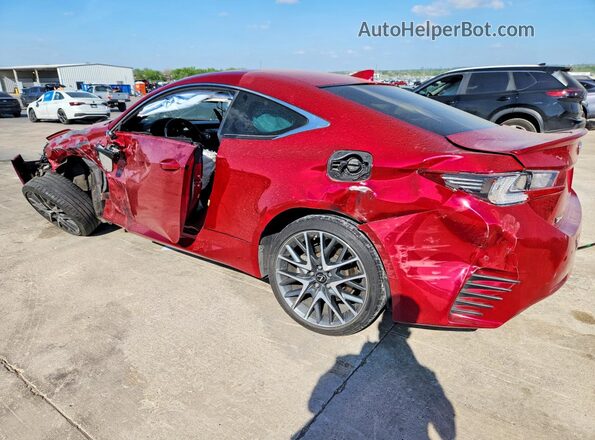 JTHHA5BC8J5008564 2018 LEXUS RC Красный Задняя левая четверть