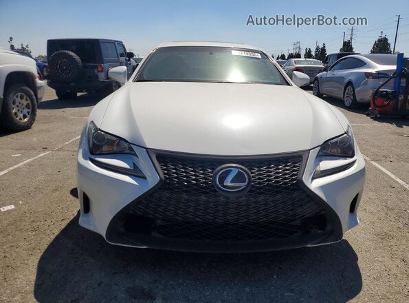 JTHHA5BC9G5001969 2016 LEXUS RC White Vista frontal
