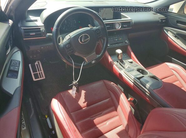 JTHHA5BC9G5001969 2016 LEXUS RC White Vista del salpicadero