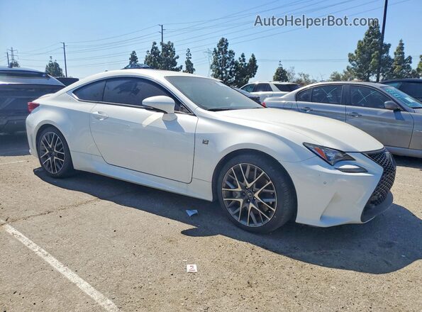 JTHHA5BC9G5001969 2016 LEXUS RC White Delantero derecho