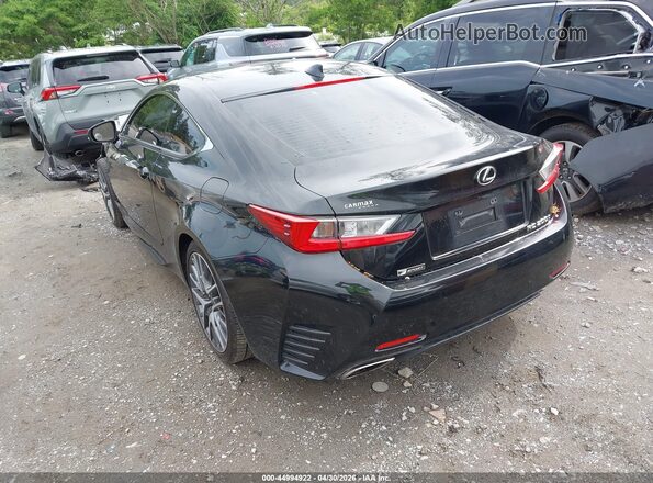 JTHHA5BC9H5007353 2017 LEXUS RC 200T Черный Задняя левая четверть