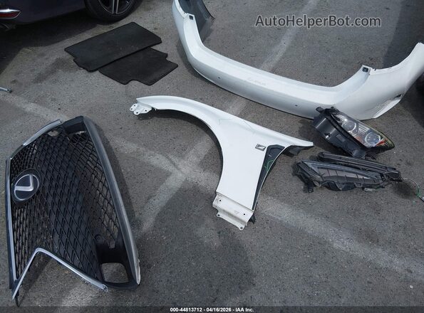 JTHHA5BCXG5003262 2016 LEXUS RC 200T White Vista del cuadro de instrumentos