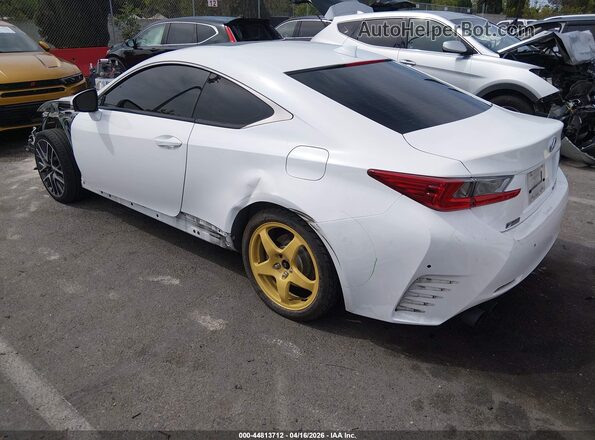 JTHHA5BCXG5003262 2016 LEXUS RC 200T White Trasero izquierdo