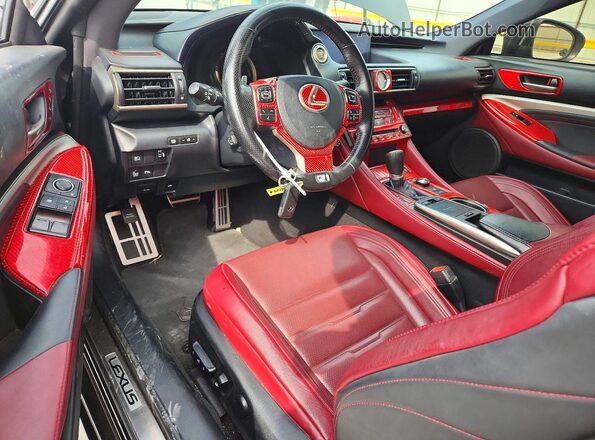 JTHHZ5BC8J5018519 2018 LEXUS RC Black Vista del salpicadero