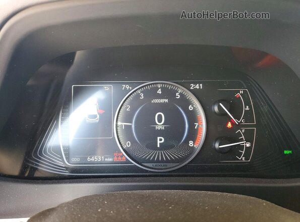 JTHP3JBH0N2054827 2022 LEXUS UX Белый Вид щитка приборов