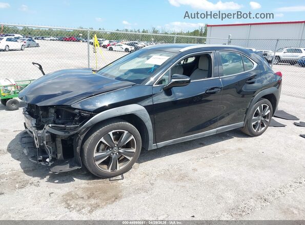 JTHP3JBHXL2022285 2020 LEXUS UX 200 Black Առջևի ձախ երեք քառորդ տեսարան