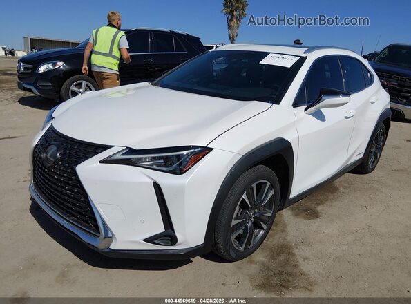 JTHP9JBH4M2042077 2021 LEXUS UX 250H White Передня ліва чверть