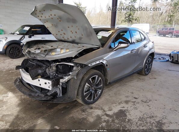 JTHP9JBH6N2060369 2022 LEXUS UX 250H Gray Передня ліва чверть