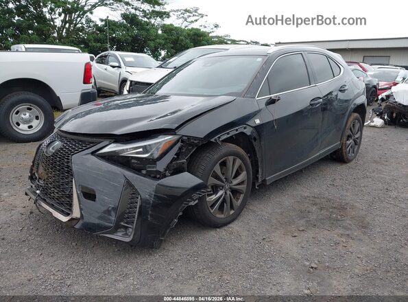 JTHR3JBH6N2054050 2022 LEXUS UX 200 Black წინა მარცხენა ხედი სამი მეოთხედიდან