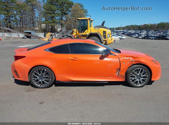 JTHSM5BC9G5000690 2016 LEXUS RC 300 Orange Widok wnętrza z tyłu