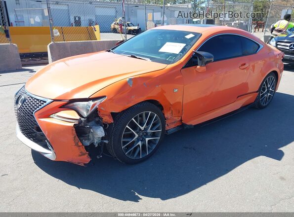 JTHSM5BC9G5000690 2016 LEXUS RC 300 Orange Przód lewy