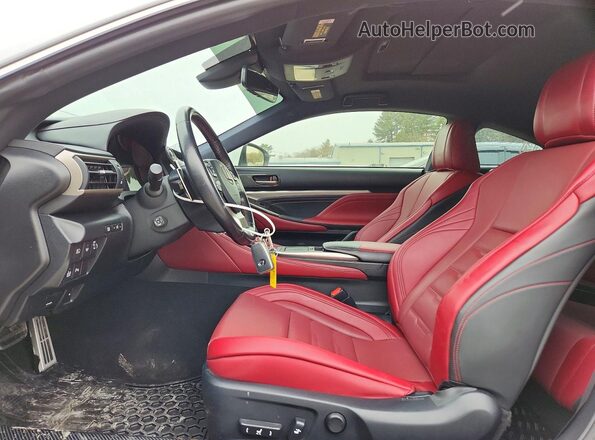 JTHSZ5BC8J5008529 2018 LEXUS RC White Vista interior delantera