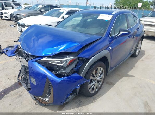 JTHU9JBH0K2014969 2019 LEXUS UX 250H Blue Передня ліва чверть