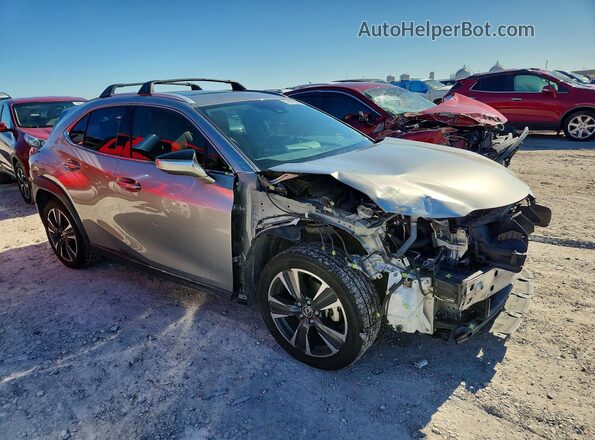 JTHX3JBH3M2037065 2021 LEXUS UX Gray Przód prawy