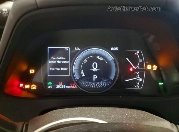 JTHX9JBH4P2065170 2023 LEXUS UX Белый Вид щитка приборов