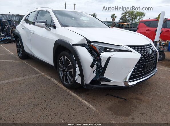 JTHY3JBH0K2019236 2019 LEXUS UX 200 White Widok z przodu