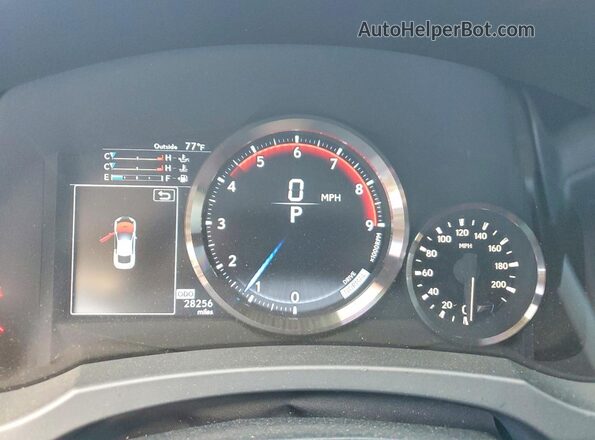 JTHYP5BCXM5008021 2021 LEXUS RC White ხელსაწყოთა პანელის ხედი