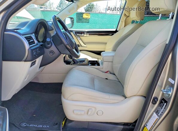 JTJAM7BX7N5317423 2022 LEXUS GX Silver Widok wnętrza z przodu