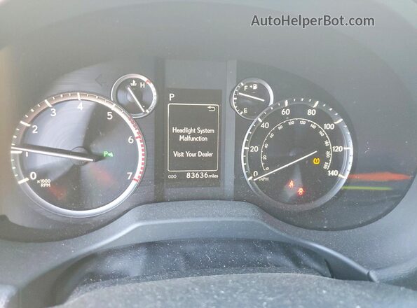 JTJAM7BX9L5254080 2020 LEXUS GX Черный Вид щитка приборов