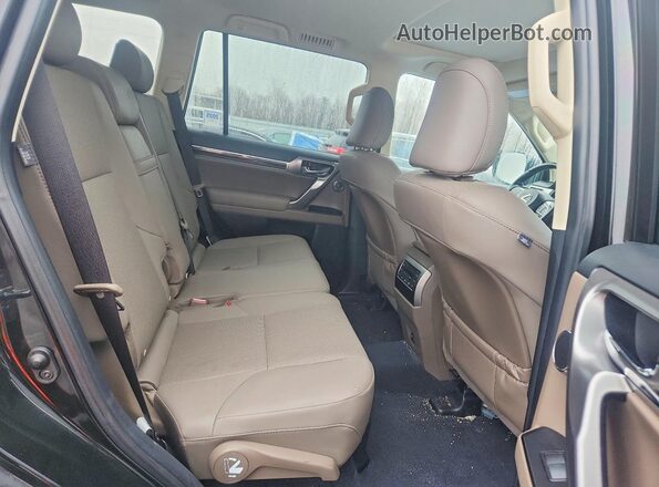 JTJAM7BX9N5324468 2022 LEXUS GX Black Widok wnętrza z tyłu
