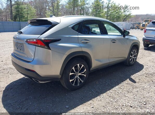 JTJBARBZ0H2129441 2017 LEXUS NX 200T Gray Trasero derecho