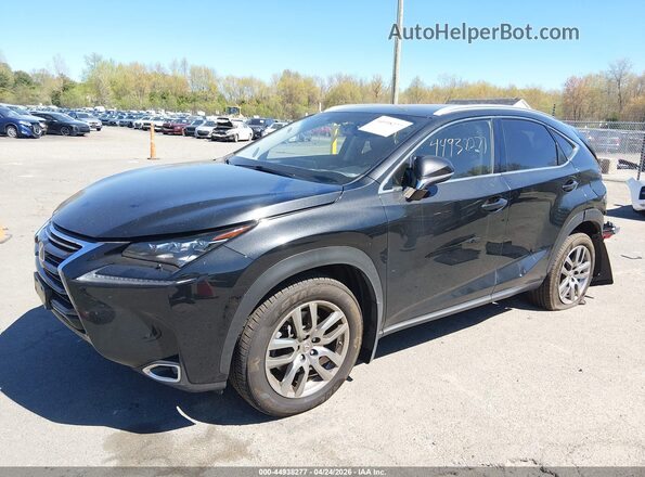 JTJBARBZ0H2143145 2017 LEXUS NX 200T Black Передня ліва чверть