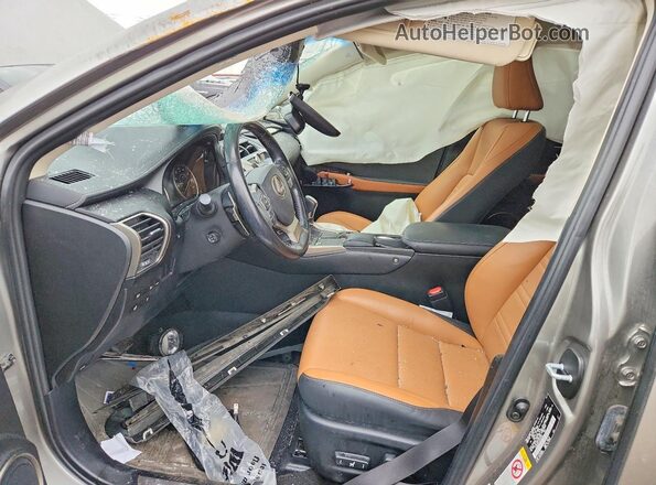 JTJBARBZ1J2163345 2018 LEXUS NX Silver Widok wnętrza z przodu