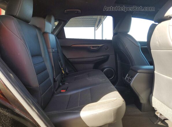 JTJBARBZ1J2178346 2018 LEXUS NX Black Widok wnętrza z tyłu