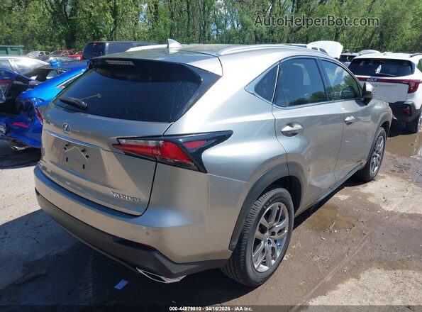 JTJBARBZ6G2090952 2016 LEXUS NX 200T Silver Հետևի աջ