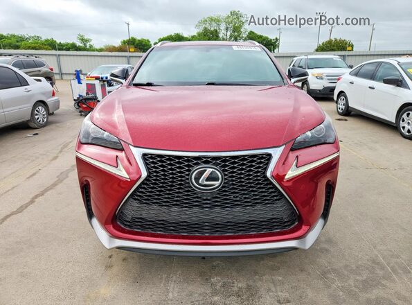 JTJBARBZXG2061745 2016 LEXUS NX Burgundy Հետևի տեսք