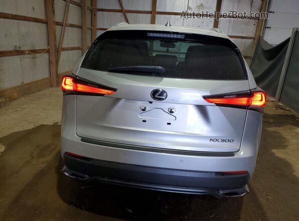 JTJBARBZXJ2174392 2018 LEXUS NX Серебряный Вид сзади